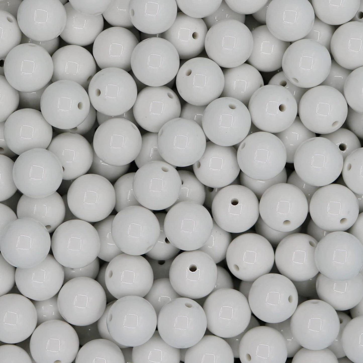 600 Pieces Black Beads for Jewelry Making, Bulk 6mm Colorful Acrylic Beads, Acrylic Round Loose Ball Beads with 1.5mm Hole for Bracelets Necklaces Earring Making Supplies BST220