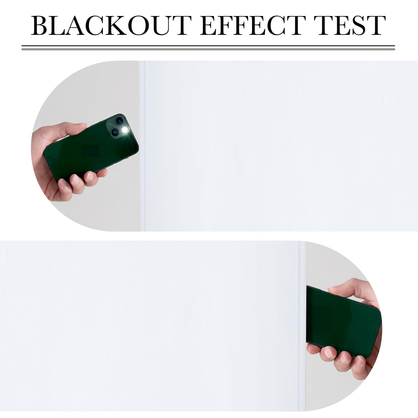 RYB HOME 100% Blackout French Door Curtains for Door Window - Room Darkening No Coating Thermal Insulated Privacy Protection Adhesive Cover for Glass Window, W 26 x L 40, 1 Panel, Black BST220