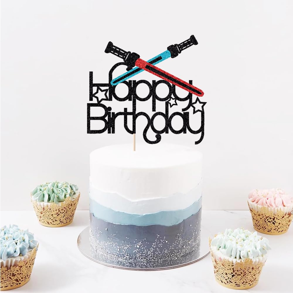 Music Happy Birthday Cake Topper，Roll Music Cake Decor Hip Hop Dancing Ball Cake Decorations，Guitar Note Birthday Party Supplies BST220