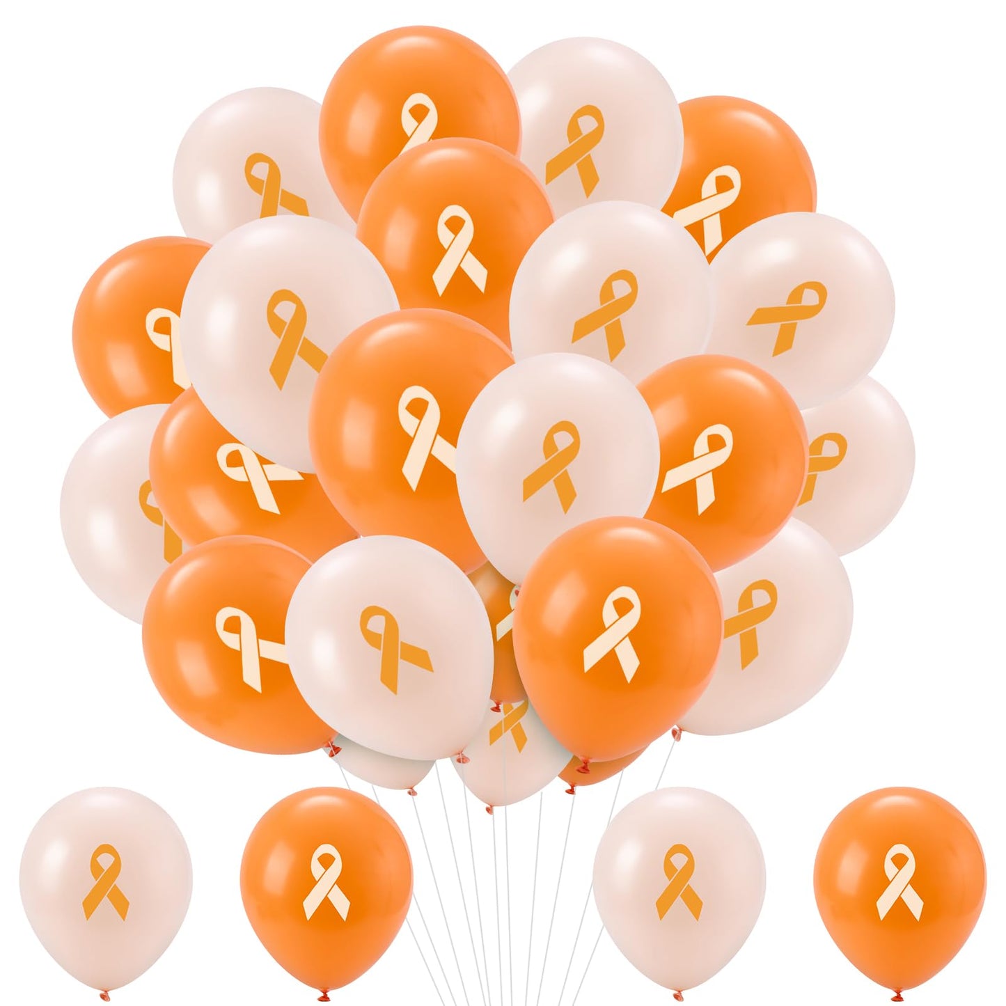 100 Pcs Red Ribbon Awareness Balloons 12 Inch Latex Red White Printed Balloon Arch Kit for Heart Health Fundraisers Community Campaigns Red Ribbon Week School Event Supplies BST220