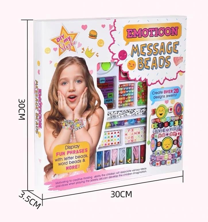Emoticon Bracelet Making Kit for Kids 95-97