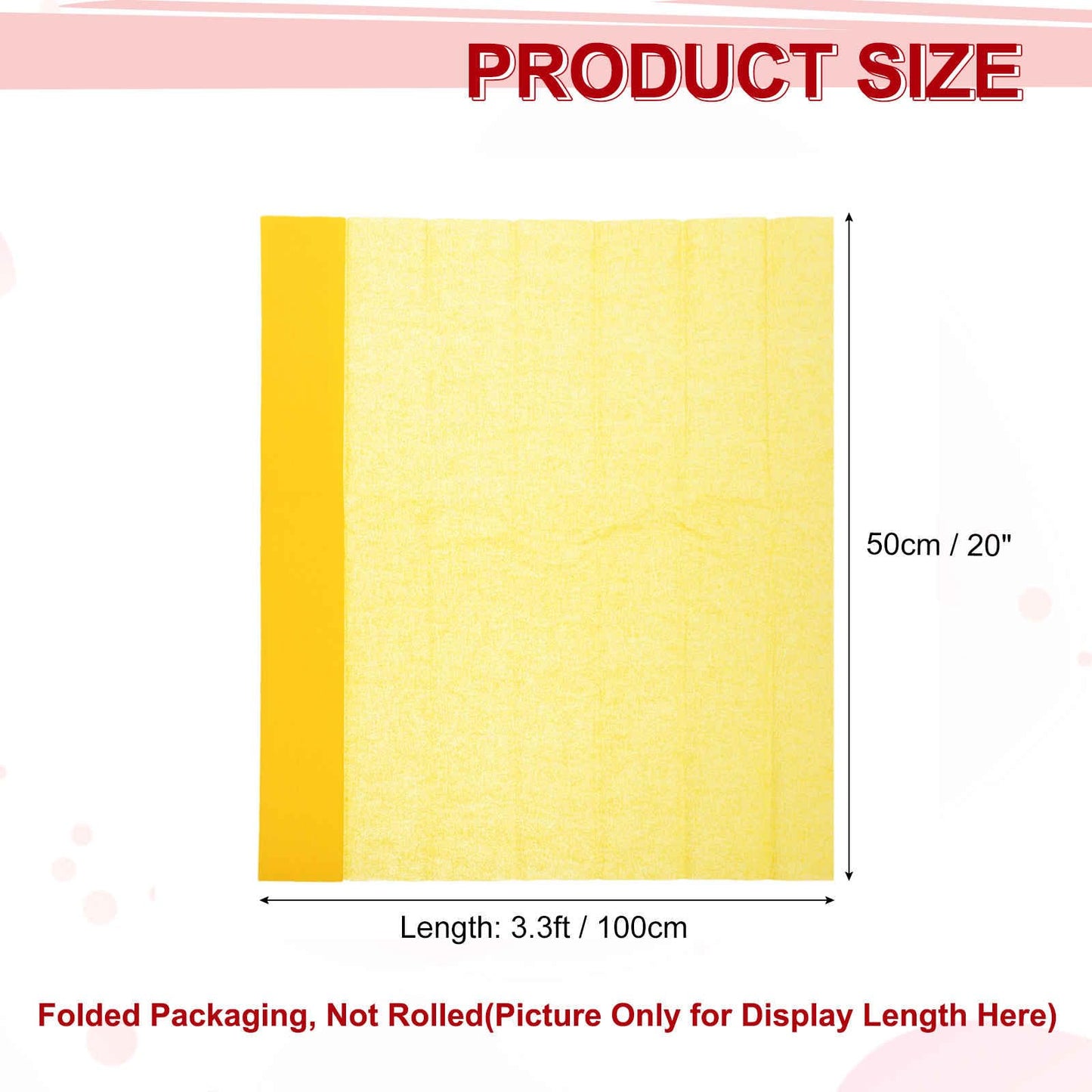 MECCANIXITY Crepe Paper Roll 7.5ft Long 20 Inch Wide for Wedding Ceremony Various Large Festivals Decoration, Light Champagne BST326L