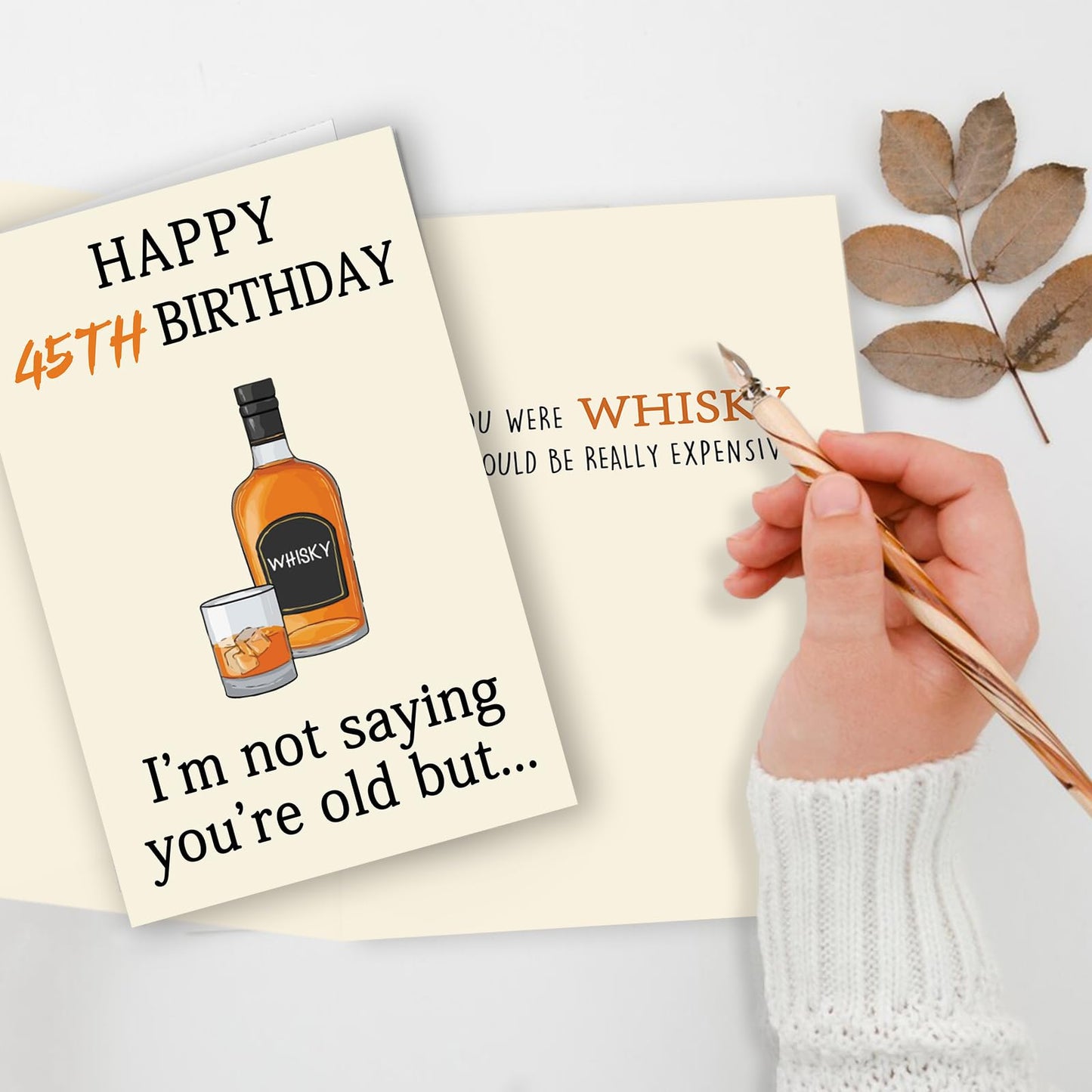 Funny 41st Birthday Card, Best 41st Birthday Gifts Women Men, Unique 41st Birthday Decorations for Him Her, Happy 41 Year Old Bday Card Gifts for Husband Wife WN420