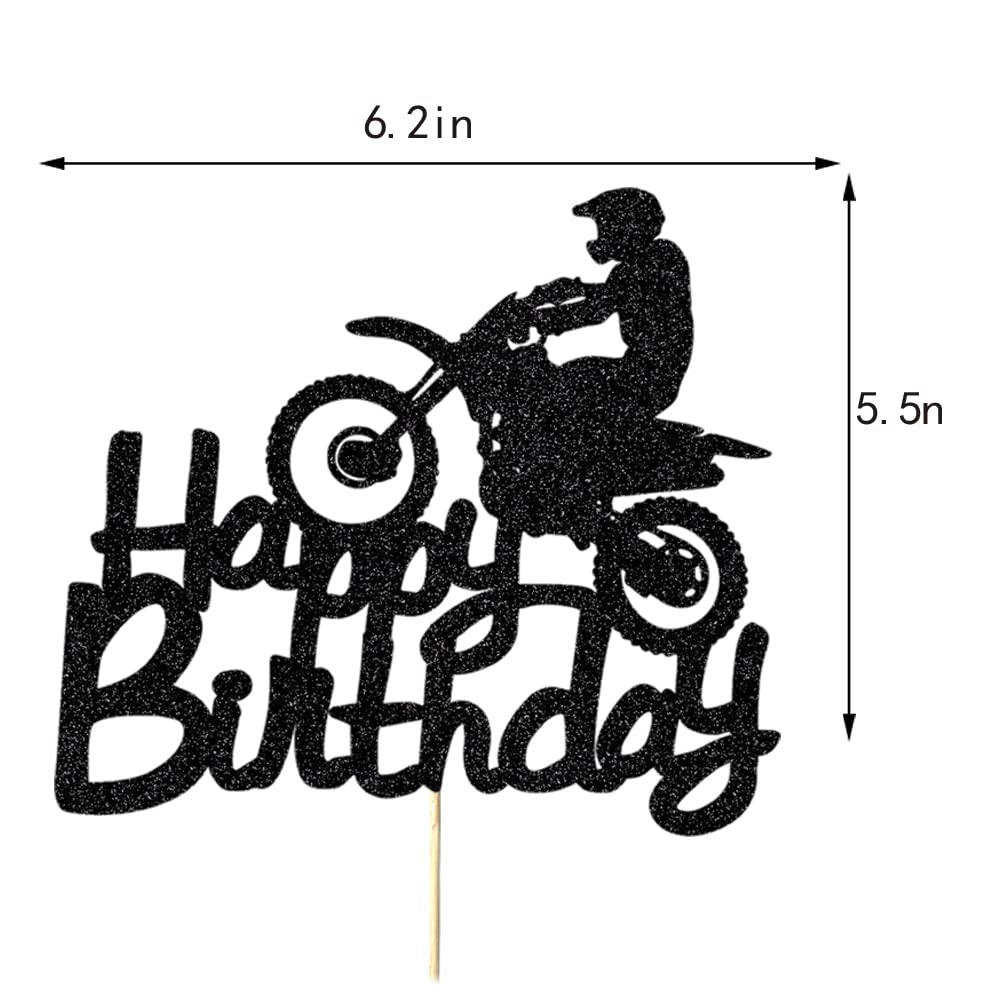 Music Happy Birthday Cake Topper，Roll Music Cake Decor Hip Hop Dancing Ball Cake Decorations，Guitar Note Birthday Party Supplies BST220