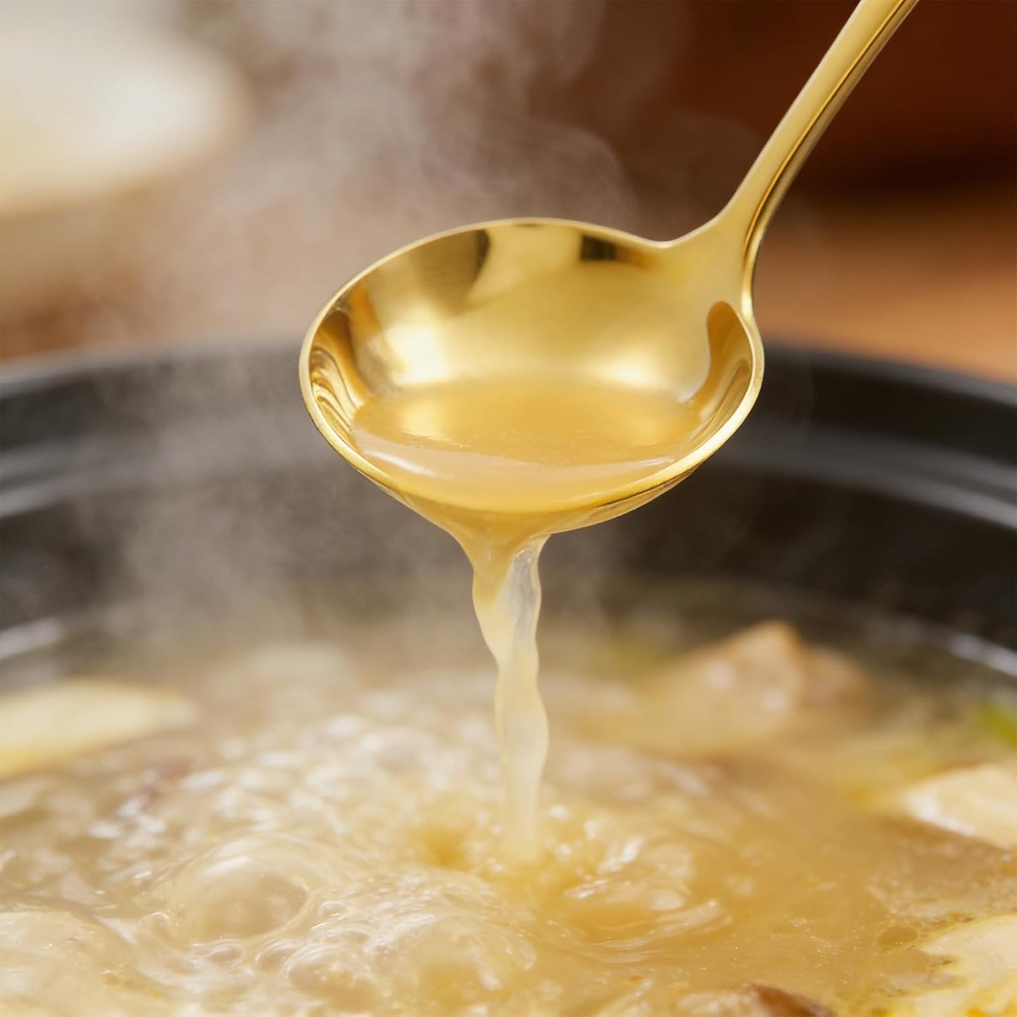 2 Pcs Small Gravy Soup Ladles Small Ladle 7.9 Inch Gold Silver Gravy Ladle 18/10 Stainless Steel Sauce Ladles for Spooning Sauces or Gravies BST220