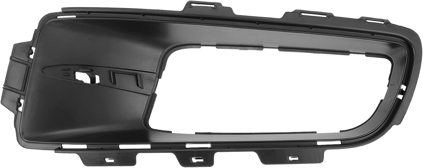 Fog Light Grill Front Lower Bumper Fog Light Cover Inserts for BMW X5 2007-2010 ABS No.51117172449 Black WN420