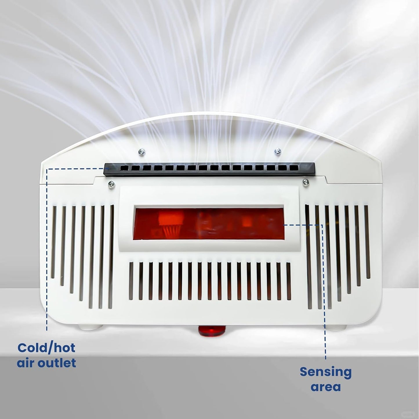1600W Powerful Hand Dryers for Bathrooms Commercial, Electric Hand Dryer Touchless, Extra Quiet Low Noise(40db), Wall Mounted Type DD1210