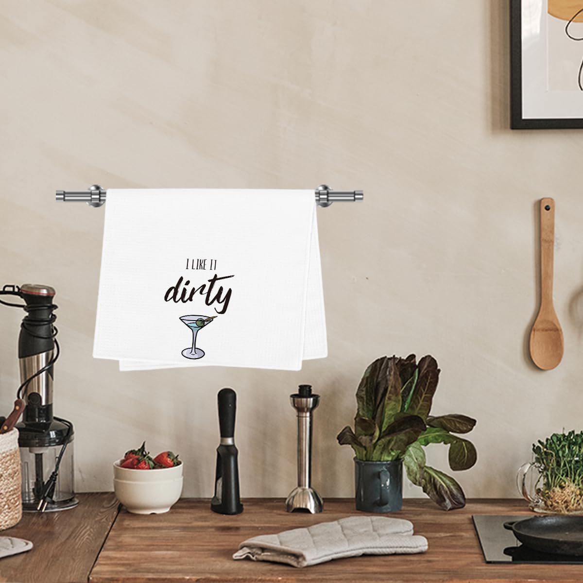 Funny Dirty Martini Gift Martini Dish Towel DirtyMartini Cocktail Lovers Hand Towel Tea Towel for Home Kitchen Bar Decor BST202