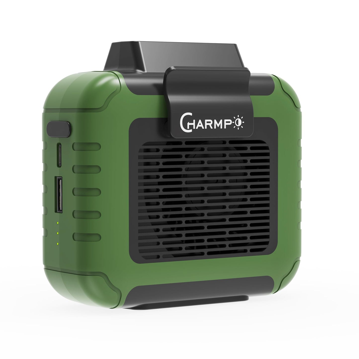 Portable Waist Fan - 6000mAh Battery, 3 Speeds, Strong Airflow, Up to 16 Hours Working Time, Portable Hands-Free Cooling Belt Clip Fan for Construction Workers, Couriers, and Campers BST202