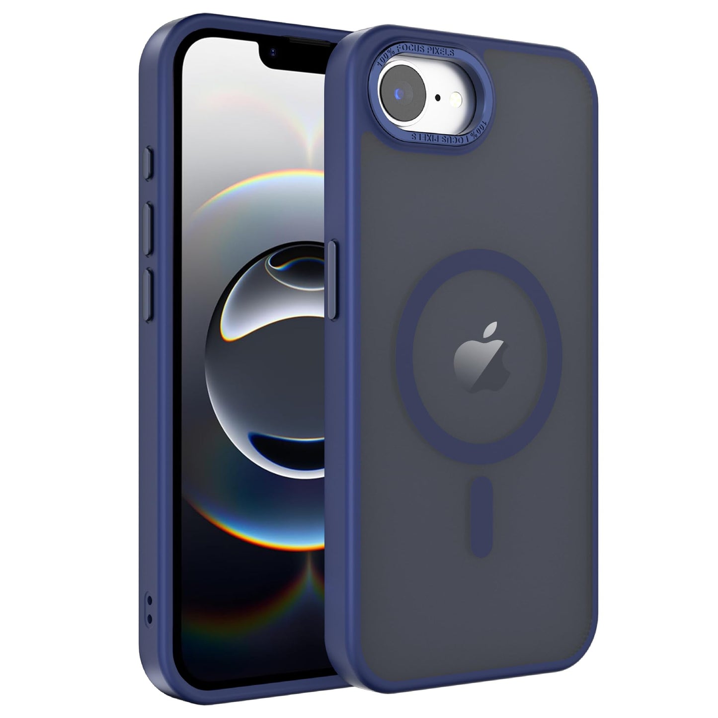 Magnetic for iPhone 17 Air Phone Case, [Compatible with MagSafe], Screen Protector X1, [Military Grade Drop Protection],Matte Finish,Slim,Shockproof,Protective (Black, iPhone 17 AIR) WN420