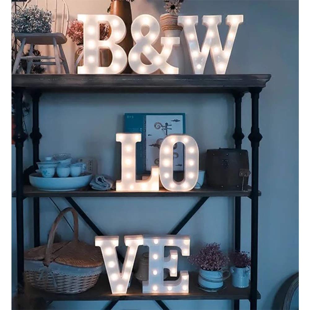 MUMUXI Marquee Light Up Letters | Large Light Up Numbers | Battery Powered and Bright with Every Letter of the Alphabet | For Wedding, Birthday, Party, Celebration, Christmas or Home Decoration (0) BST220