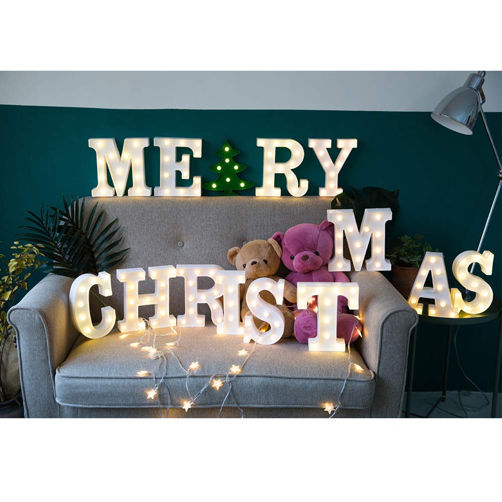MUMUXI Marquee Light Up Letters | Large Light Up Numbers | Battery Powered and Bright with Every Letter of the Alphabet | For Wedding, Birthday, Party, Celebration, Christmas or Home Decoration (0) BST220