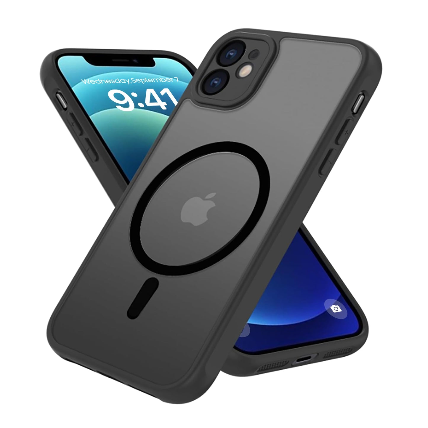 PinLiSheng for iPhone 17 Pro Max Case， Compatible with MagSafe, Shockproof Military-Grade Protection, Scratch-Resistant Back, Anti-Yellowing，Magnetic Phone Case for iPhone 17 Pro Max, Clear WN420