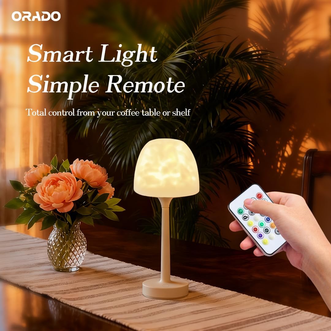 Magical Light and Shadow IP65 Waterproof Rotating Aurora Water Ripple Desk Lamp 83