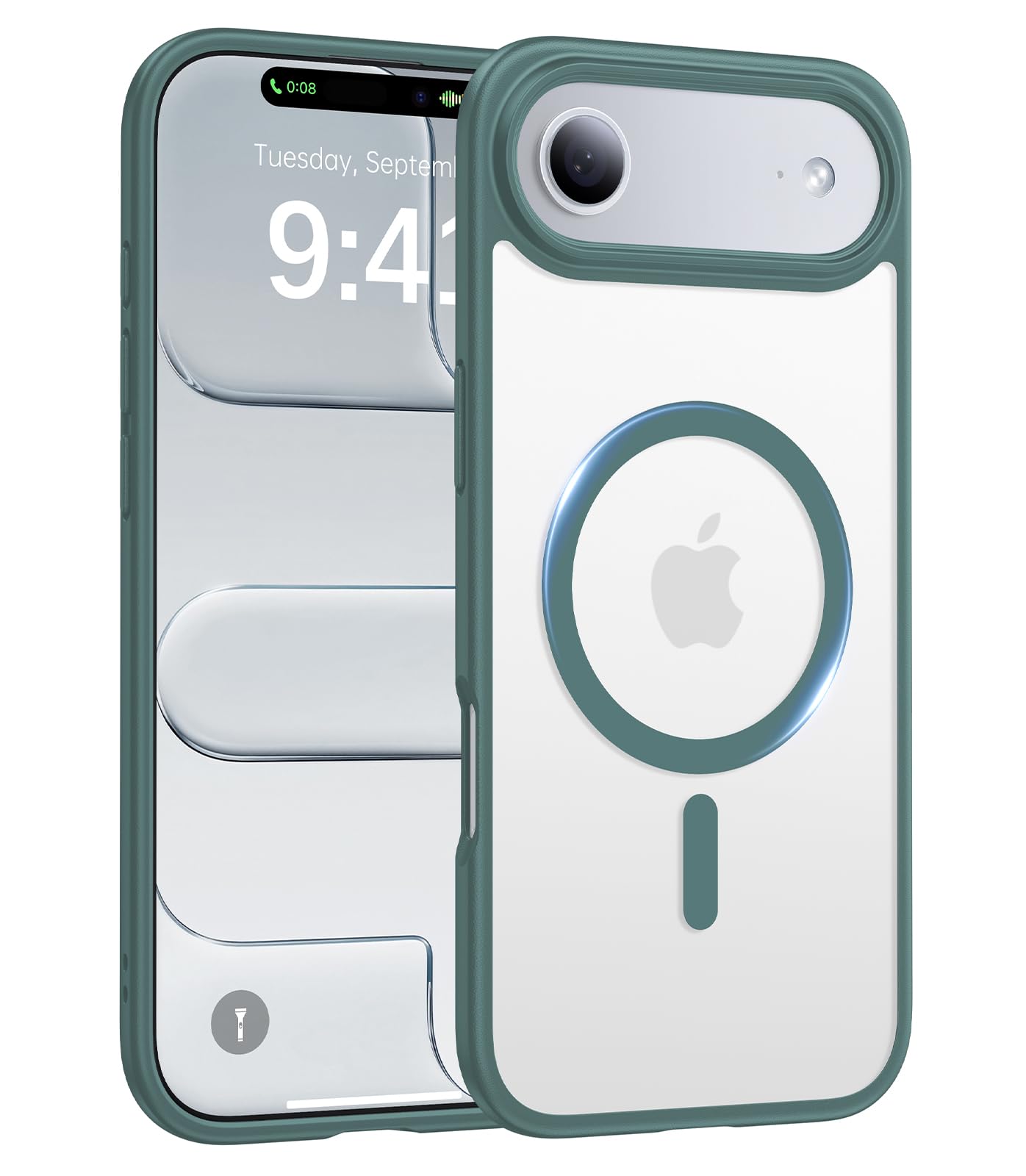 Magnetic for iPhone 17 Pro Max Case,[Anti-Slip][Compatible with MagSafe][Military Grade Drop Protection] Shockproof Protective Translucent Phone Case for iPhone 17 Pro Max Case,Wine Red WN420