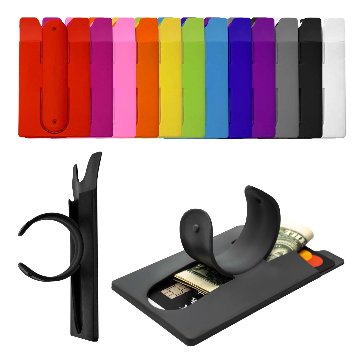 Phone Card Holder with Stand (Purple) BST220