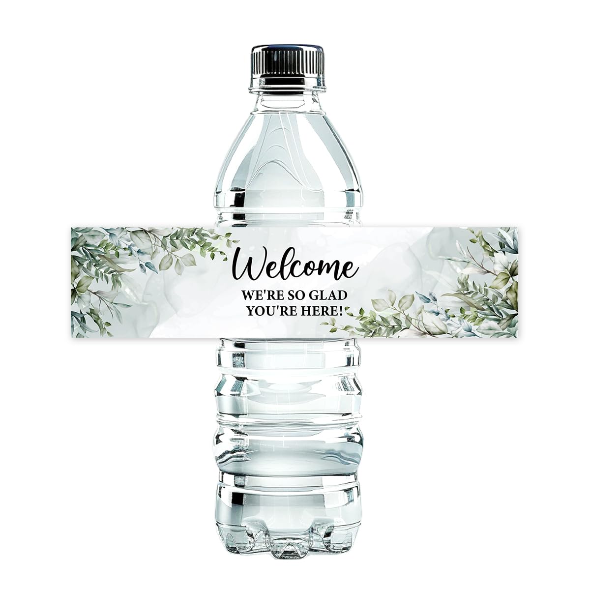 100 Pcs Wedding Water Bottle Labels Floral Wedding Bottle Stickers | Water Bottle Labels Sticker for Wedding Bridal Shower Prom Graduation Party Table Decoration Supplie BST326H
