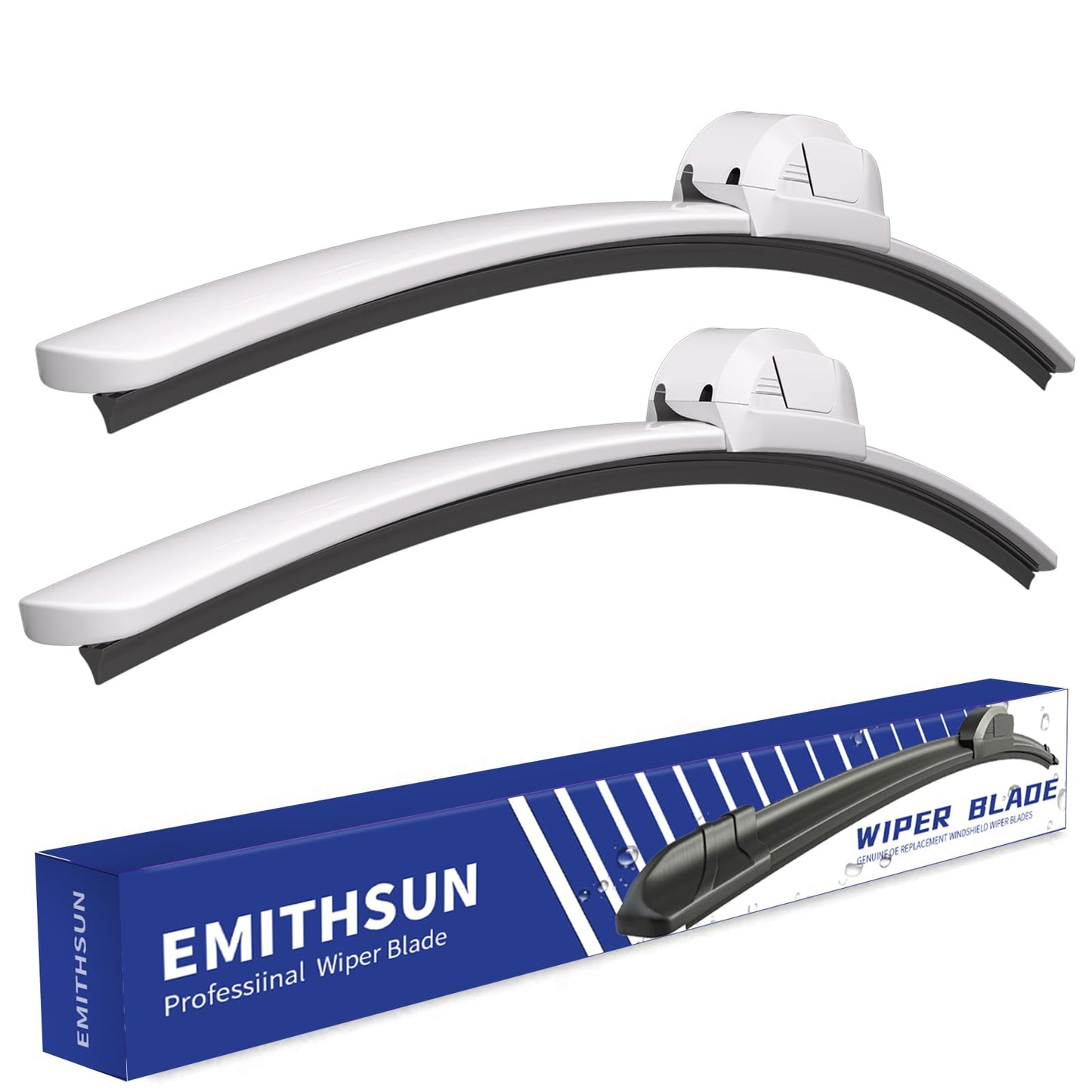 OEM QUALITY 26" + 22" Premium All-Seasons Stable And Quiet Windshield Wiper Blades(Set of 2) WN420
