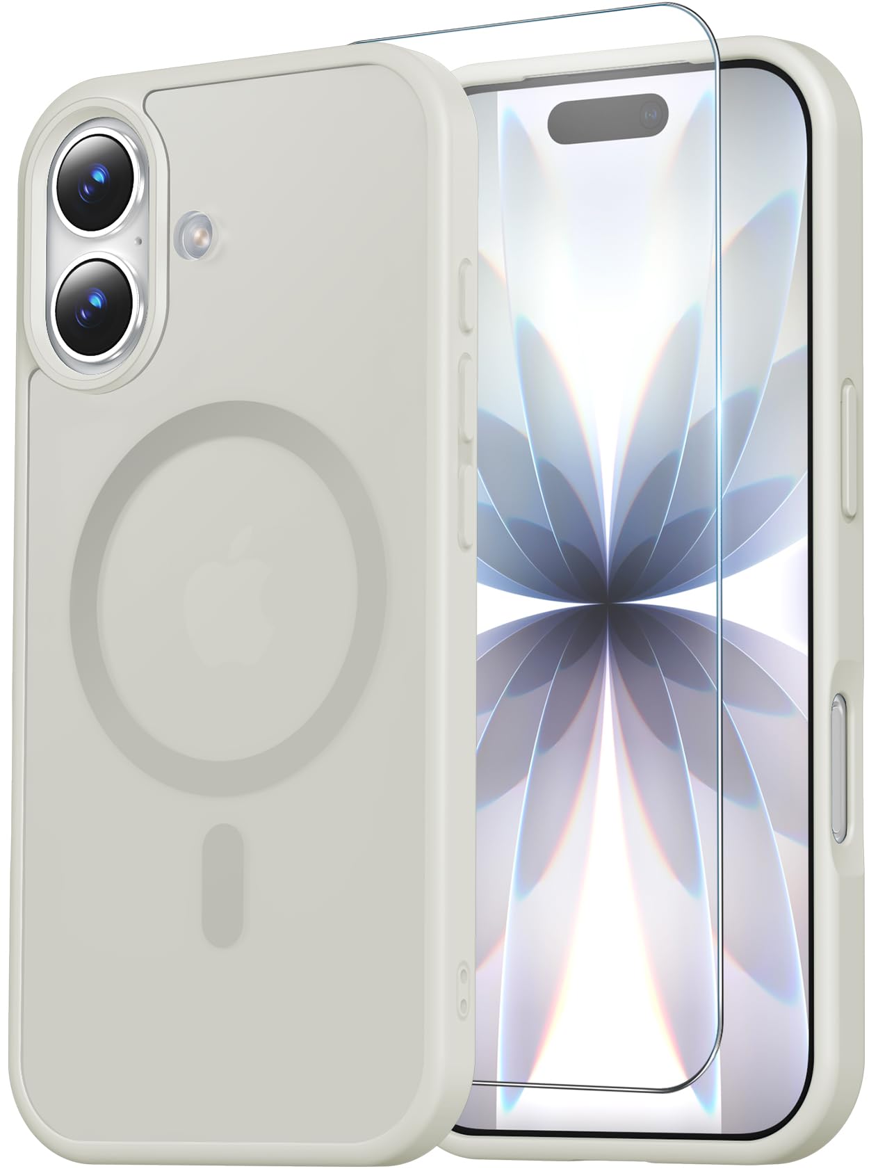 for iPhone 17 Pro Max Case Clear with Screen Protector, Compatible with Magsafe, Anti-Yellowing, Military-Grade Protection, Shockproof Slim Magnetic Phone Case Cover, Black WN420