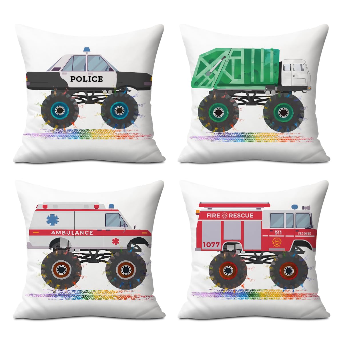 2PCs Inspirational Pillow Covers Boho Rainbow Sun Throw Pillow Covers 18x18 | Playroom Decor, Boho Sun Throw Pillow Covers, Kids Reading Nook Decor Pillowcase for Classroom Playroom Nursery BST202