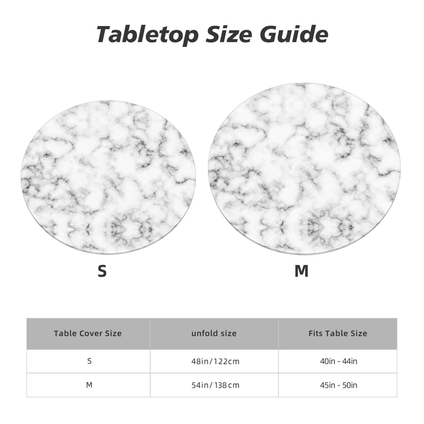 Blue Marble Rectangle Tablecloth with Elastic Edge, 5FT Table Cloths Washable Reusable Rectangular Table Cover for Kitchen Dining Party, 60" L X 30" W BST202