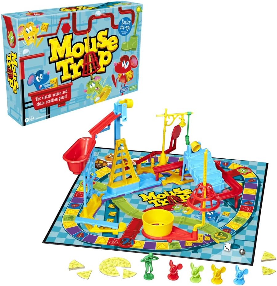 Hasbro Gaming Mouse Trap Board Game for Kids Ages 6 and Up 16
