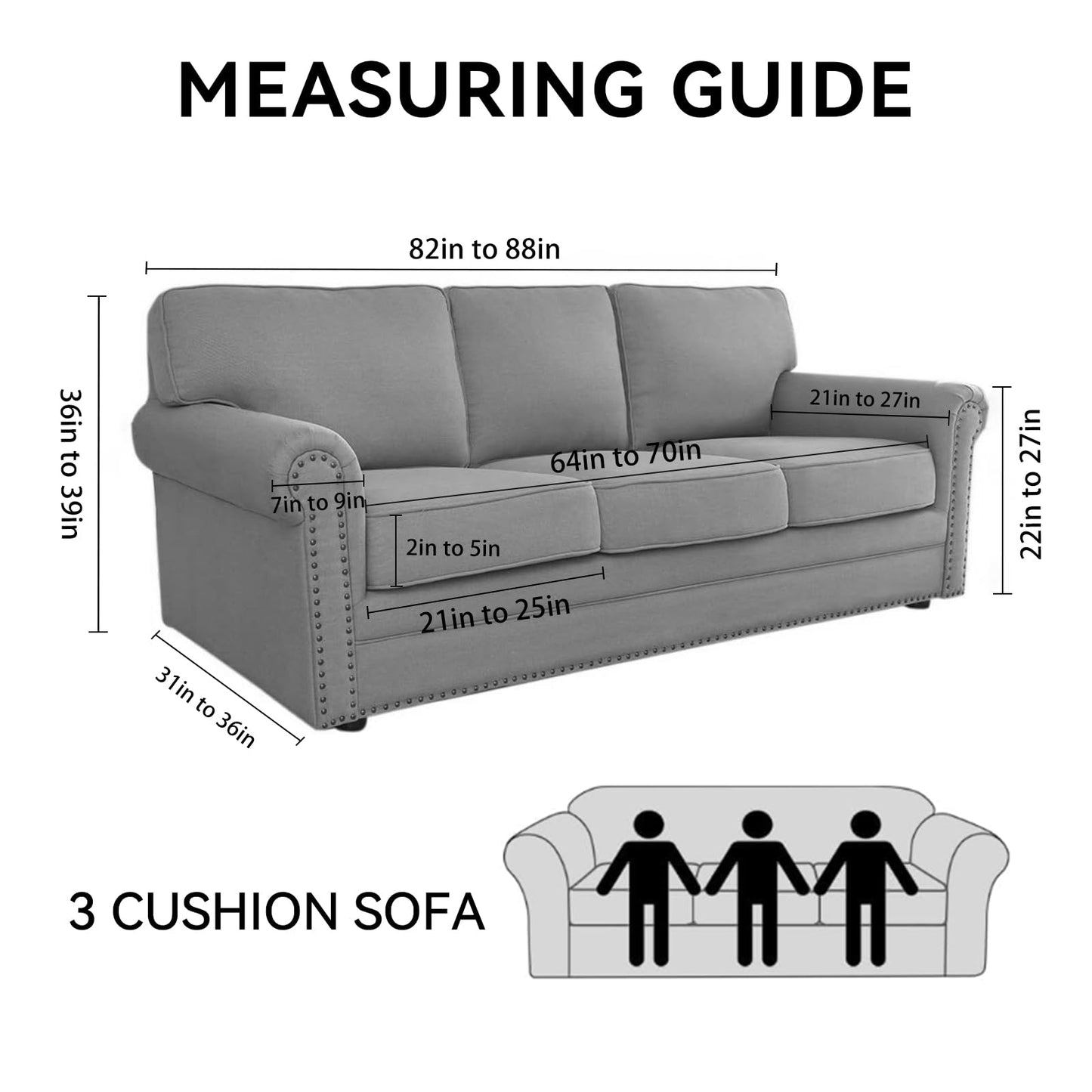 Waterproof Chair Cover with Arms 2-Piece Set Striped Slipcover for 1 Separate T Cushion Couch - TPU Fabric Armchair Covers Leakproof Couch Protector for Kids, Pets(Chair, Beige) BST220