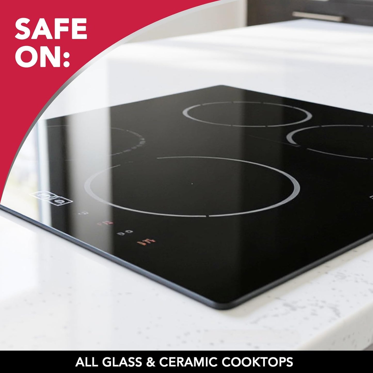 Weiman 2-Pack Cooktop Cleaning Spray & Microfiber Cloth – Cooktop & Oven Cleaner for Streak & Residue Free - Non-Abrasive Degreaser Safe for Glass & Ceramic