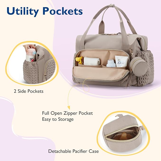 MOMMORE Diaper Bag Tote, Large Capacity Travel Diaper bags 73