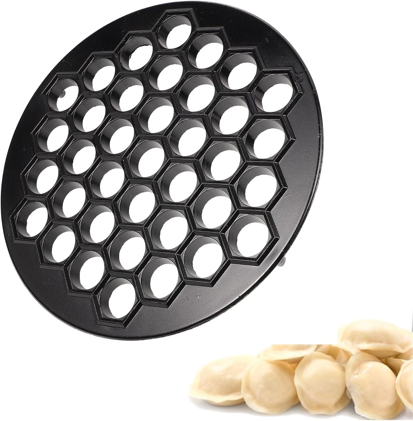 STOBAZA Dumpling Maker 37-Hole Dumpling Skin Mold Press 10.23 Inch Kitchen Tool for Fast Jiaozi Making Home and Restaurant Use 1 Pack BST202