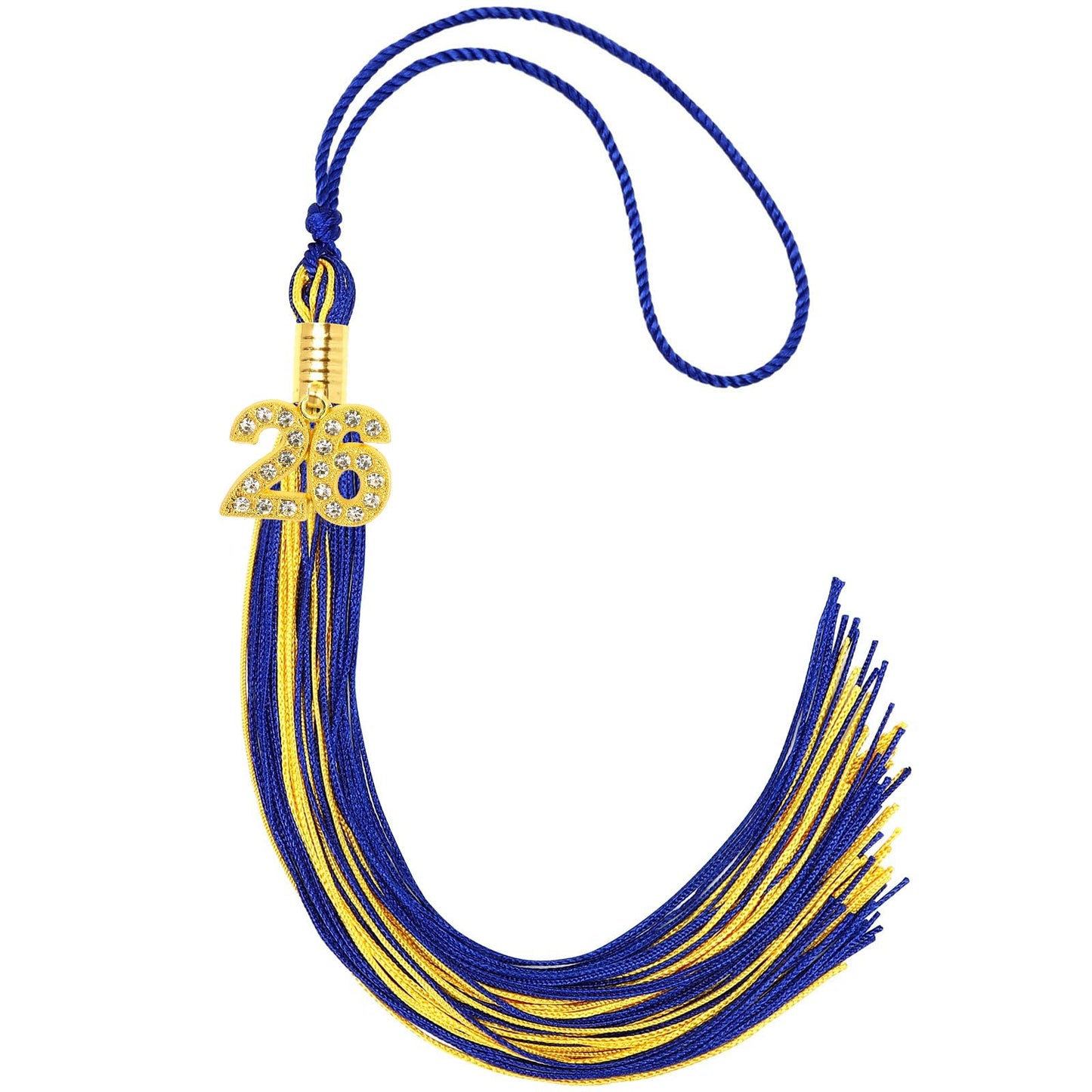 JULMELON 2026 Graduation Tassel, 2026 Graduation Cap Tassel with Bling Charm for 2026 Graduate Hat Ceremonies Accessories (Black) BST220