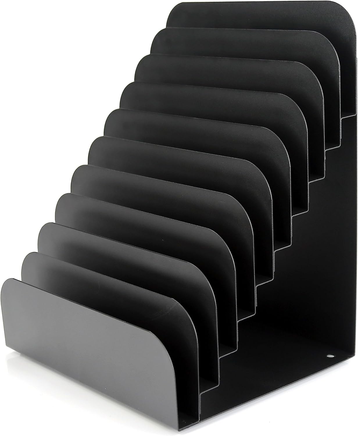 Huron Pad Rack Slant 10 Slot, Black Commercial Grade Steel BST220