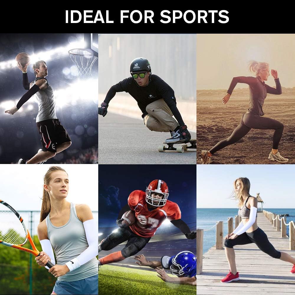 Arm Sleeves for Women Men Hand Cover Cooling Compression Arm Sleeve Tattoo Cover Up Sleeves to Cover Arm Warmers WN420