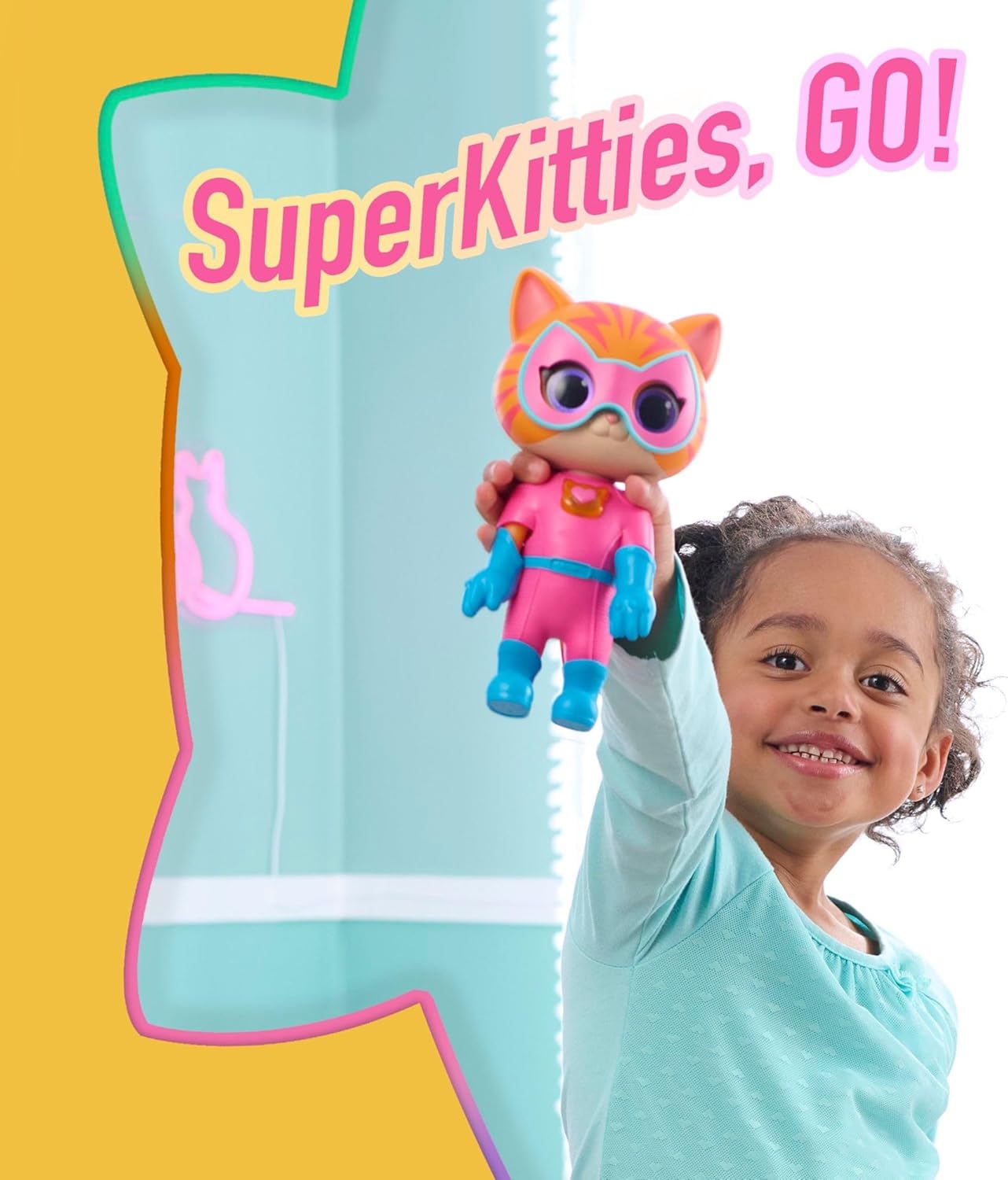 Disney Junior SuperKitties Cat-Tastic Transforming Ginny Lights and Sounds Figure 67