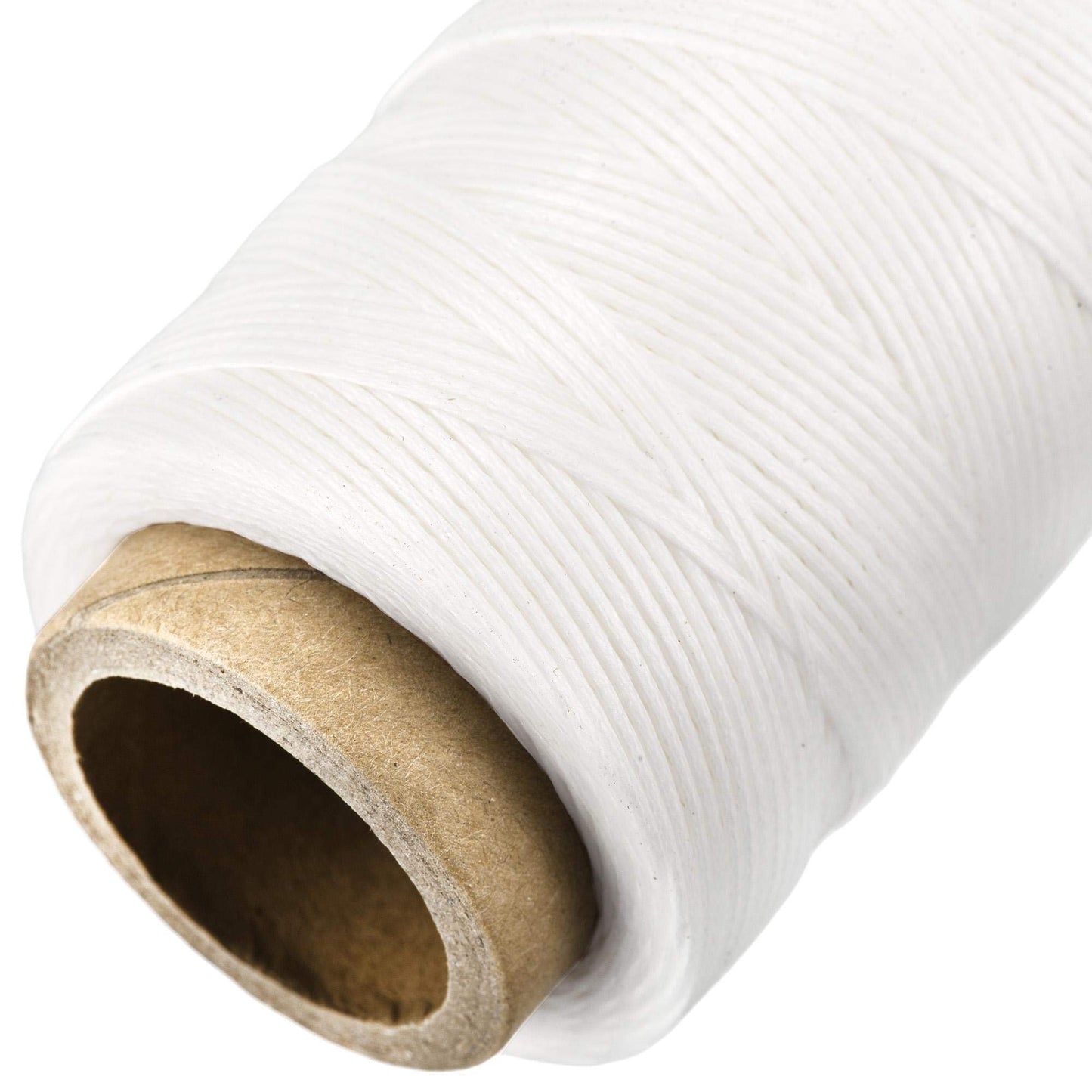 uxcell Leather Sewing Thread 186 Yards 210D/1mm Polyester Waxed Cord for Manual Sewing, Wheat BST326H