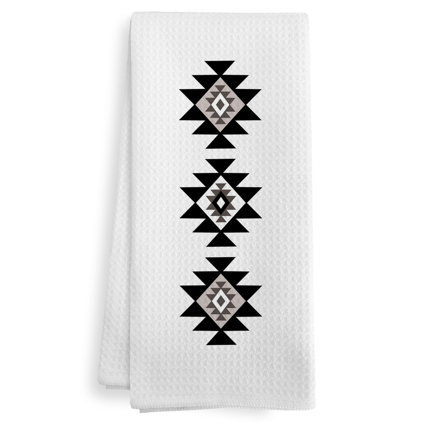 Western Boho Kitchen Towels, Southwestern Southwest Aztec Western Native American Bathroom Kitchen Decor, Western Cream Beige Neutral Decor Dish Hand Tea Towels for Bathroom Kitchen,16x24Inch BST326L