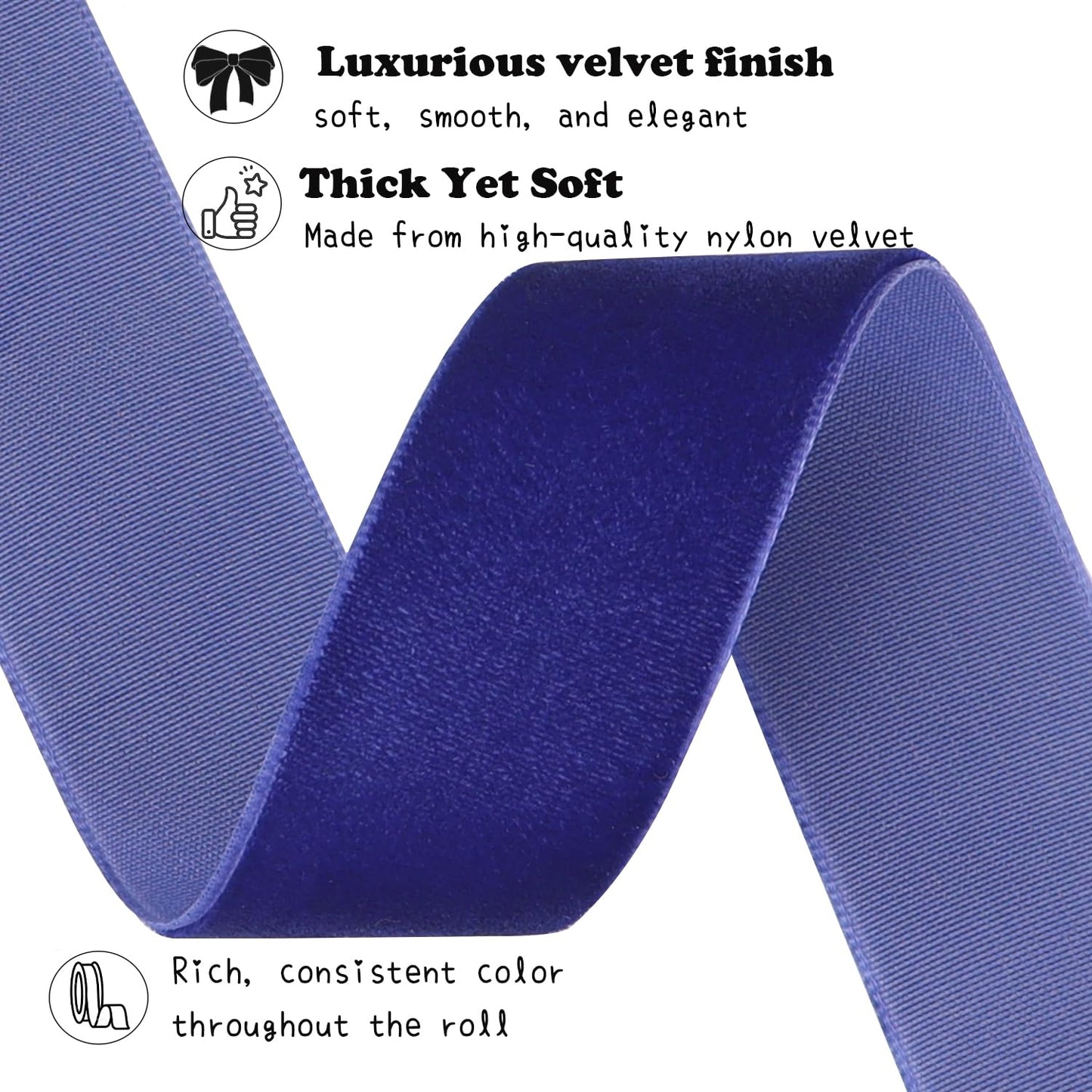 Red Velvet Ribbon 3/8 Inch X 12 Yards Christmas Ribbon for Gift Wrapping Christmas Ornaments Crafts Home Décor BST220
