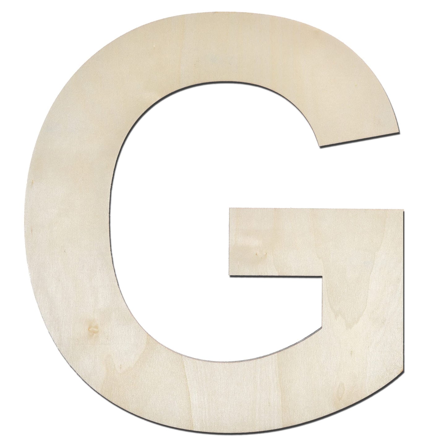 12 Inch Wooden Letter X, 1/4 Inch Thick Large Unfinished Wood Letter for Home Wall Decor, DIY Crafts BST220