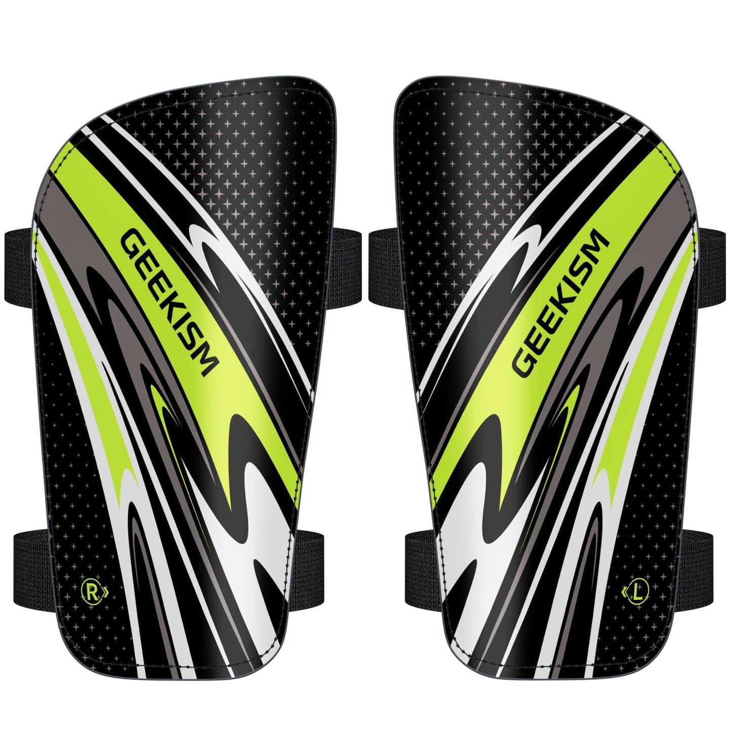 Soccer Shin Guards for Youth Kids Toddler - Soccer Shin Pads for Teens & Men, Protective Football Gear for 3-16 Years Boys Girls & Adult, World Cup Lightweight Soccer Equipment WN420