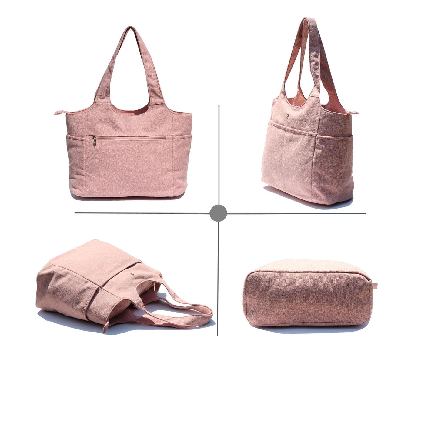 ESVAN Yoga Tote Bag Mat bag Women Shoulder Bags Carryall Tote for Travel Office Workout Gym Nurse Beach BST326H