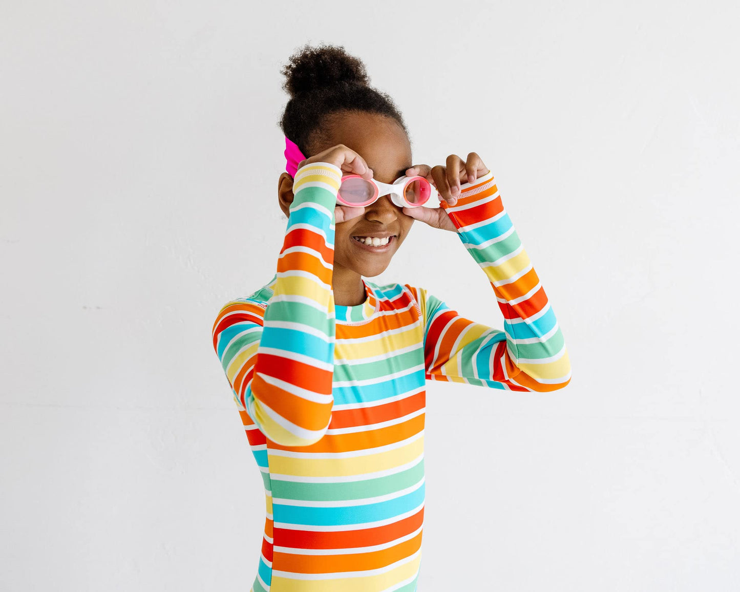 Splash Place SWIM GOGGLES with Fabric Strap -Fun, Fashionable, Comfortable - Adult & Kids Swim Goggles