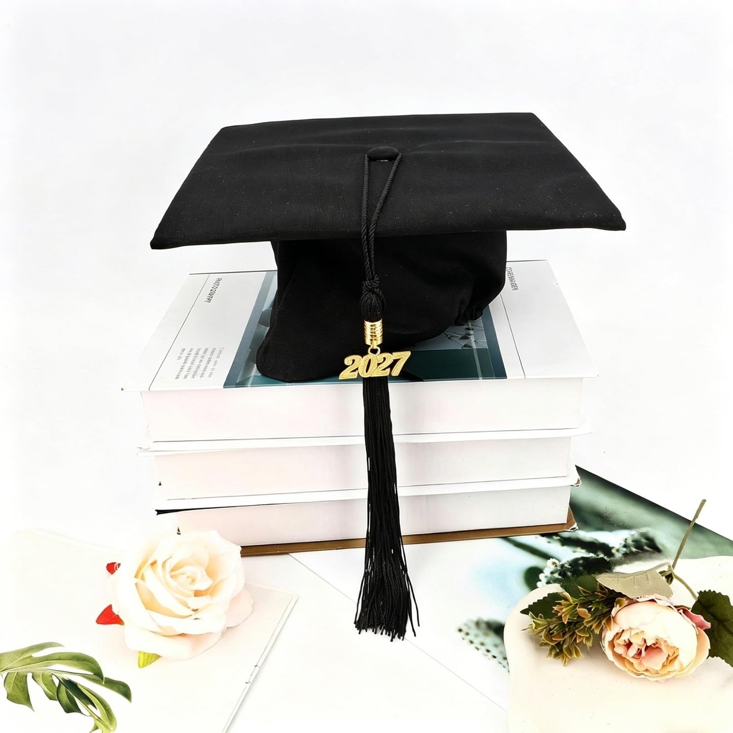 2026 Tassel Graduation, Black and Gold Graduation Tassel, 2026 Graduations Cap Tassels, Gradutate Cap Tassels with 2026 Year Gold Charms for Grad Cap Hat Ceremonies Memorial Graduations Decorations BST220