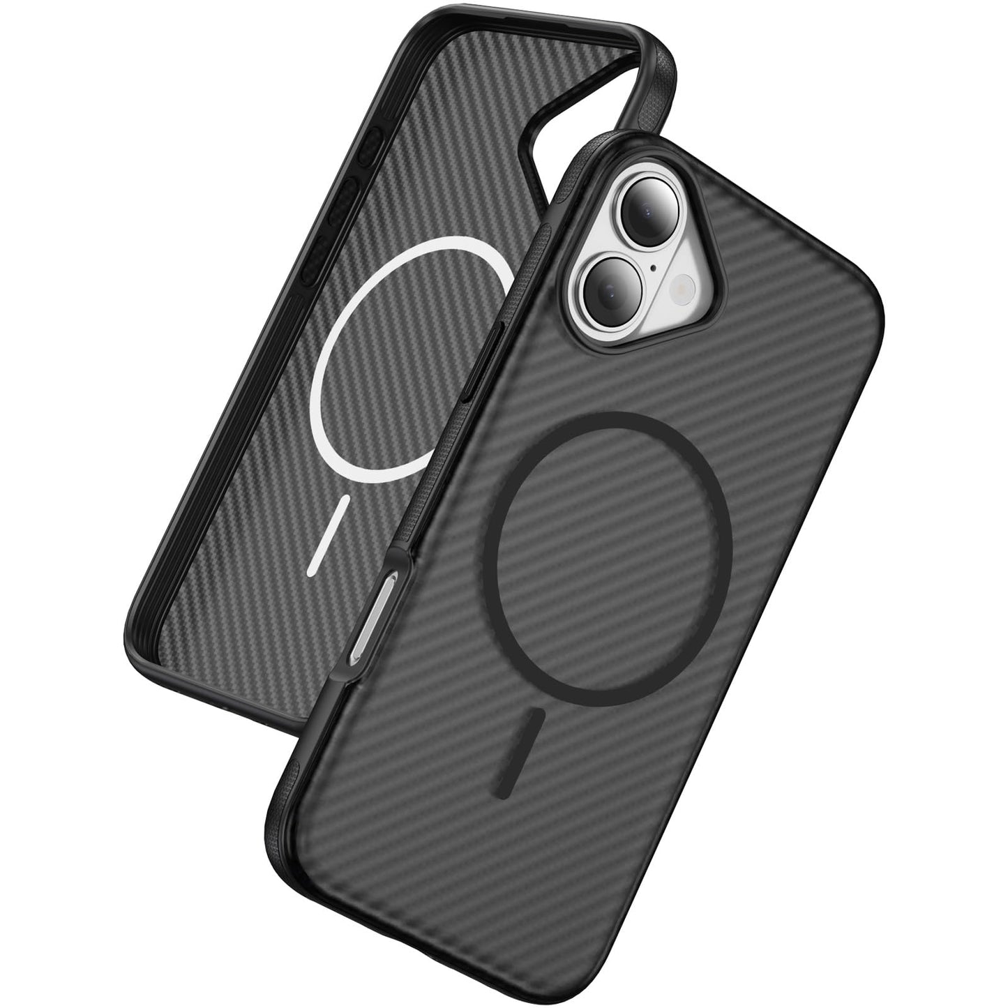 PinLiSheng for iPhone 17 Pro Max Case， Compatible with MagSafe, Shockproof Military-Grade Protection, Scratch-Resistant Back, Anti-Yellowing，Magnetic Phone Case for iPhone 17 Pro Max, Clear WN420