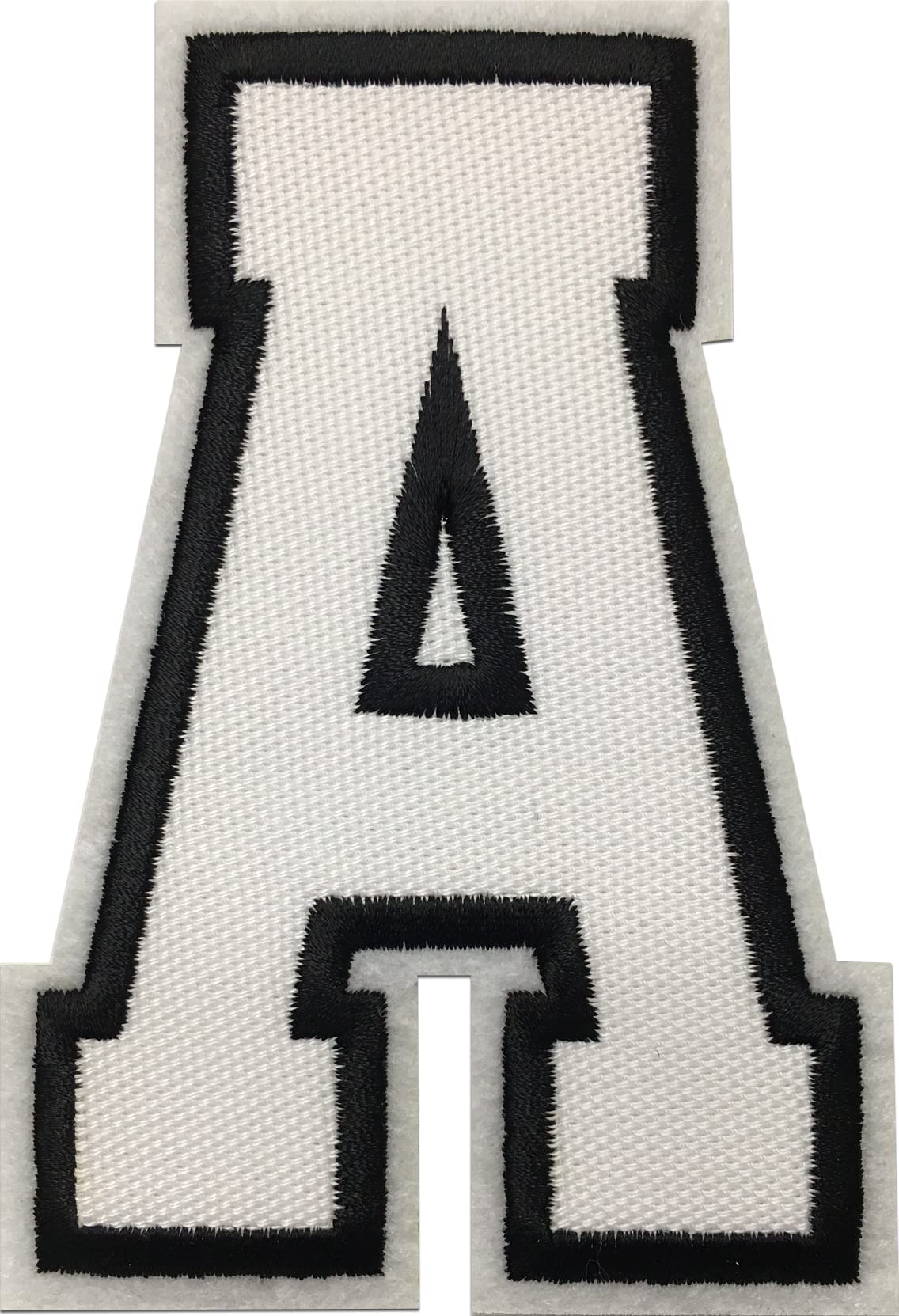 Iron On Letters Patches Premium Quality - Letter for Clothing - Varsity Patch Transfer for Clothes - Embroidered Letters Patches for Jersey Jackets - Sew on Appliques Red BST220