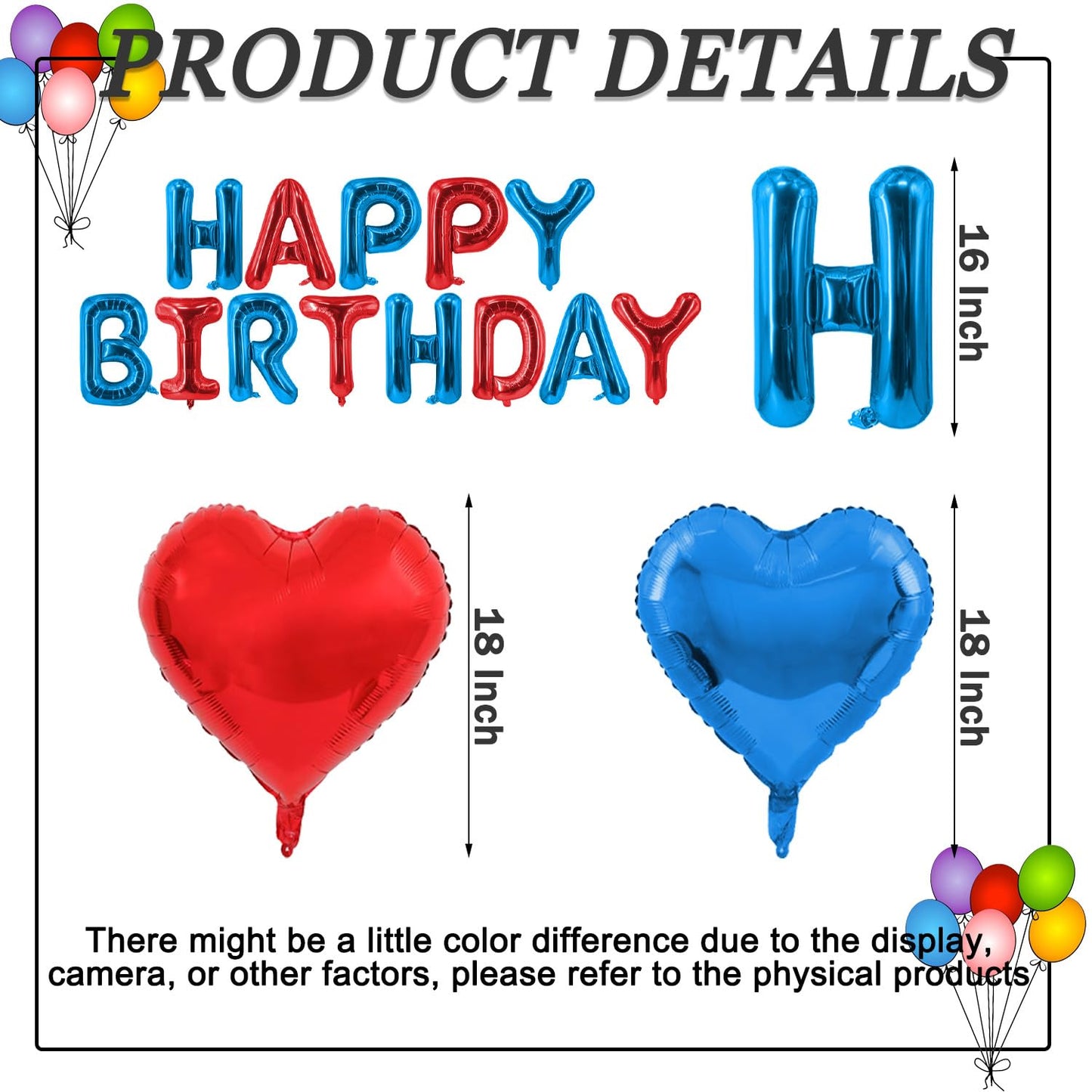 Green Happy Birthday Balloons Banner Foil Balloons Letters Banner Balloon for Green Themed Party Decoration Supplies Christmas Birthday Decoration Decor Ballons Arch Kits Party Balloon Set 15pcs BST326L