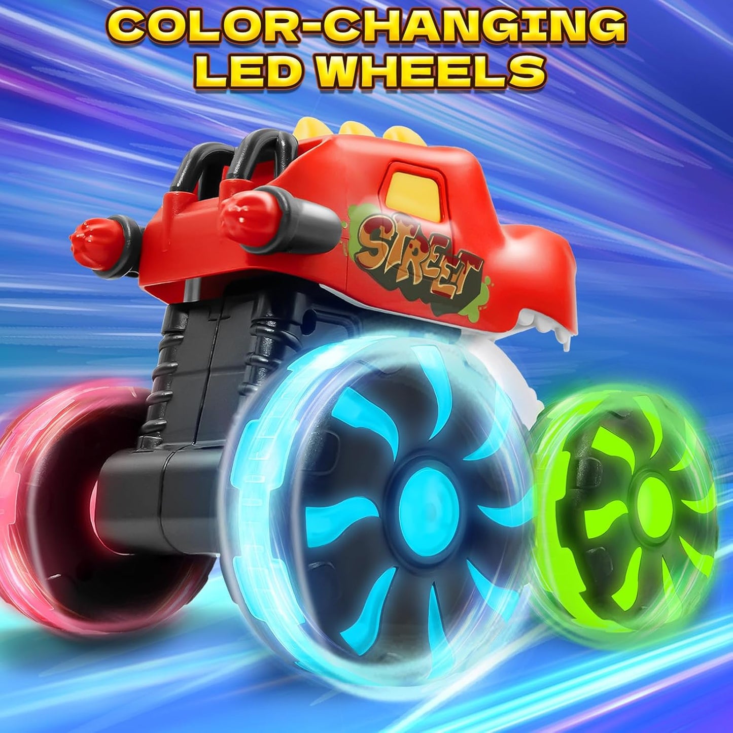Red Chomping Dino Monster Truck Toy 66