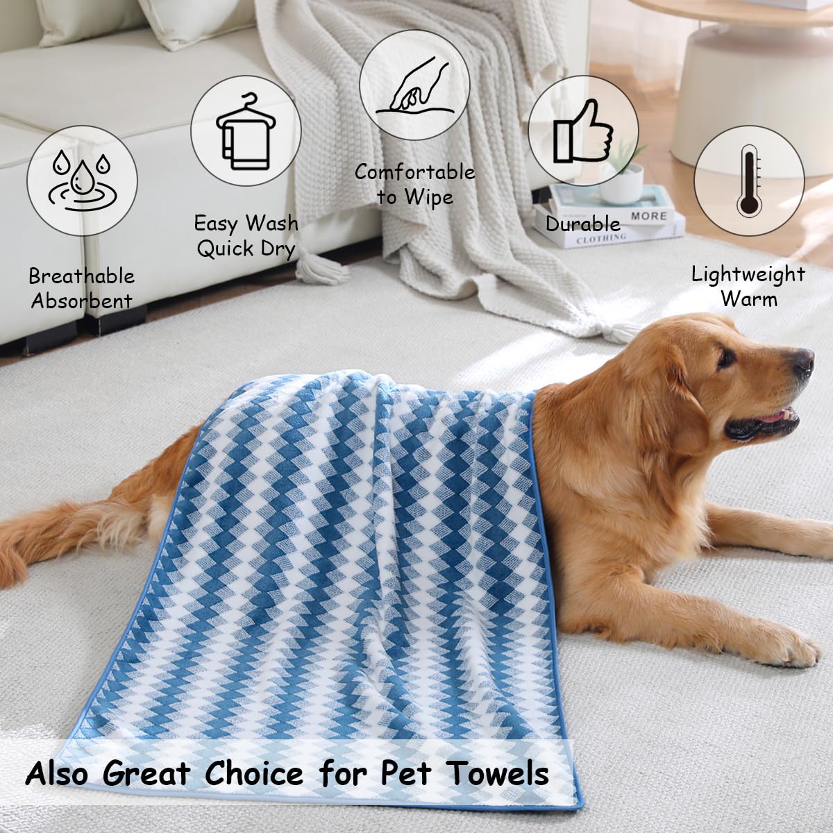 12 Pcs Light Gray Diamond Towel Set-4 Bath Towels,4 Hand Towels,4 Washcloths Soft Polyester Towels with Loop Absorbent Shower Towel Quick Dry Beach Chair Towel Family Towels for Bathroom Spa Gym Pool BST220