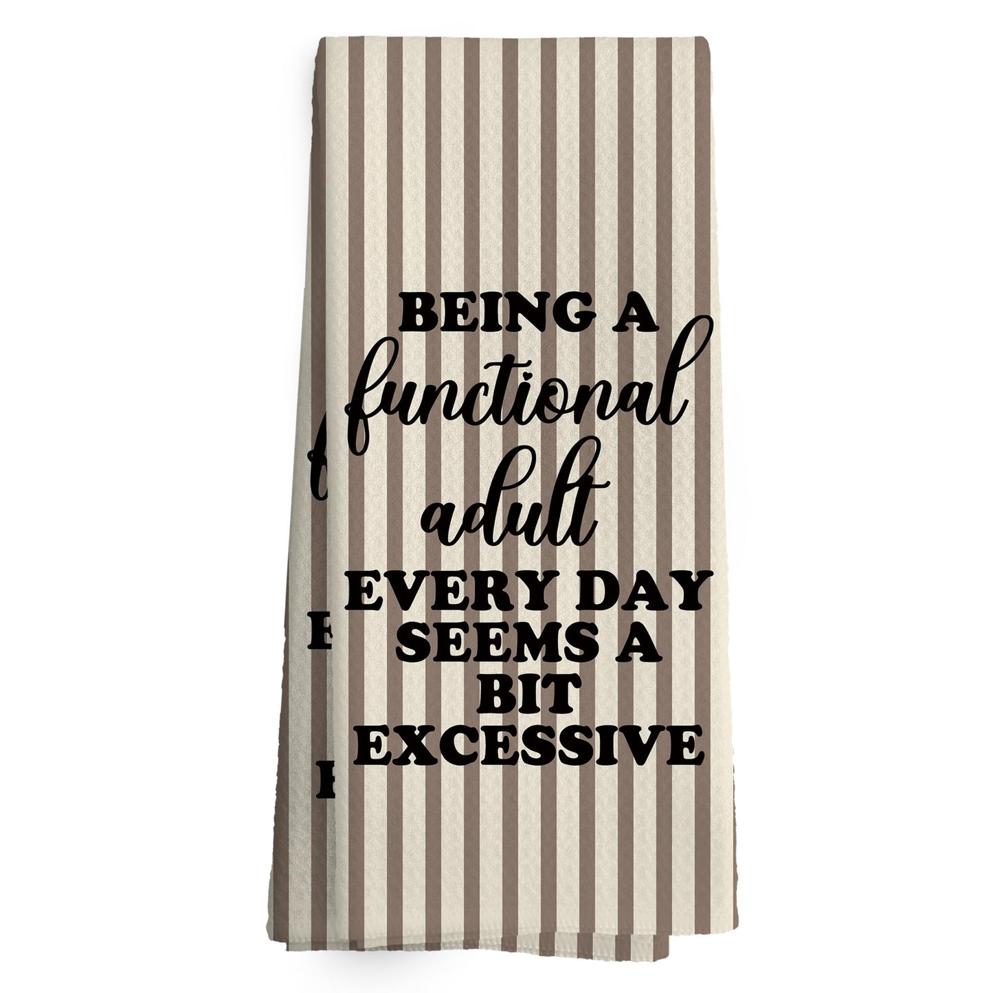 Funny Kitchen Towels Dish Towel Dishcloth 16x24 Inches, Funny Dish Towels with Sayings Towel Decorative Absorbent Hand Tea Towels for Kitchen Bathroom Decor, Humorous Gifts for Women Men BST326L