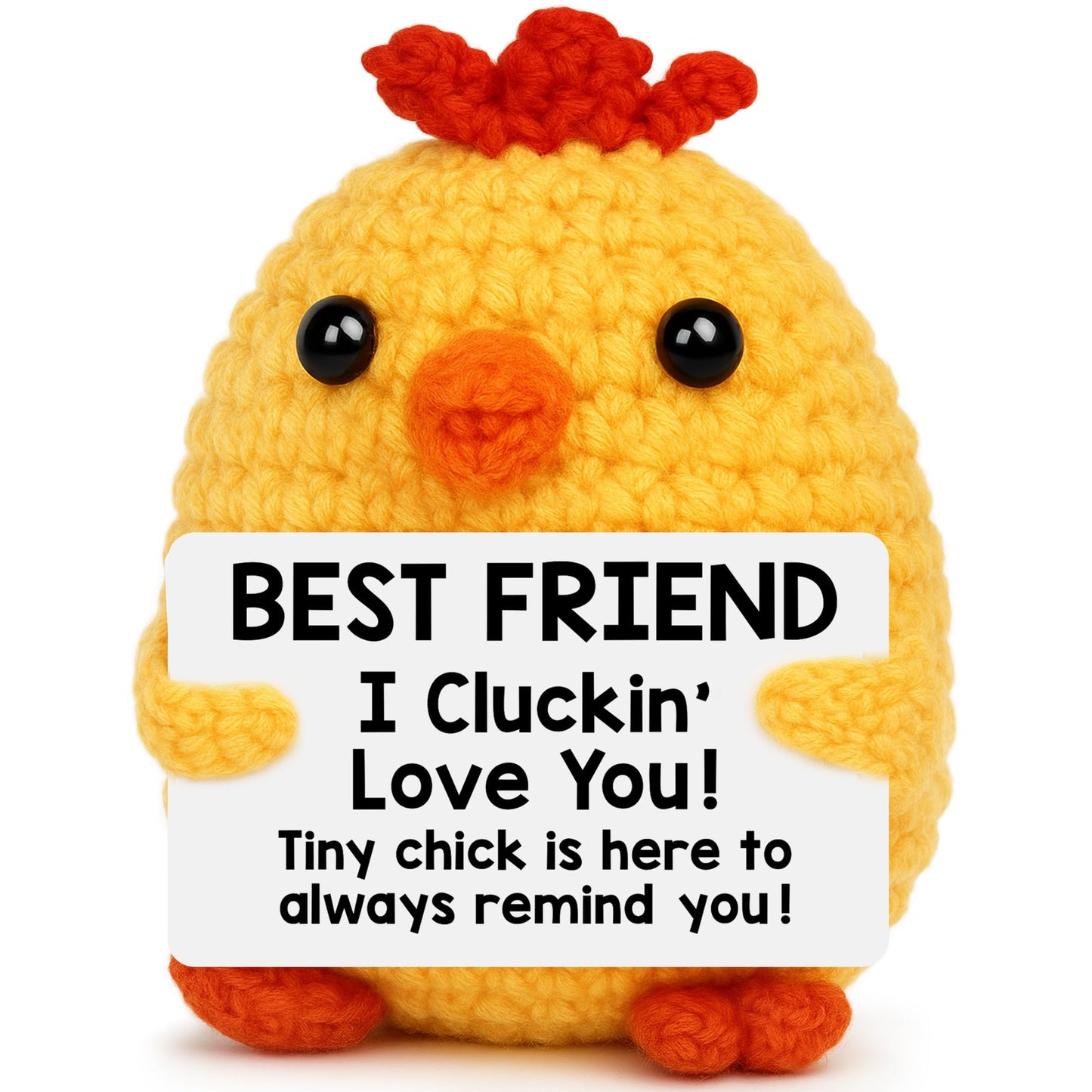 Grandma Birthday Gifts from Grandkids, New Grandma Grandmother I Love You Gift, Grandparents Day Gifts for Grandmas Grandmother Nana Gigi, Christmas Stocking Stuffers Funny Handmade Crochet Chicken BST220