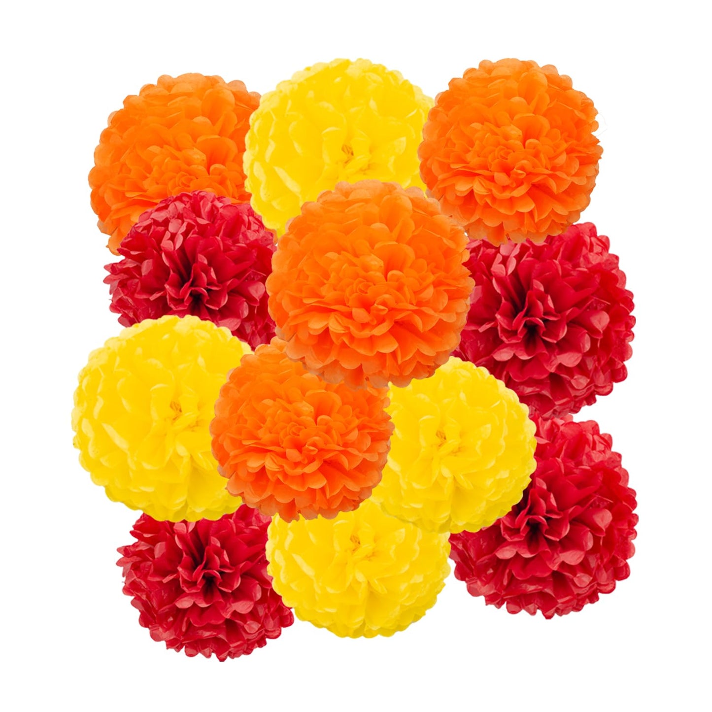 Blue Green and Purple Tissue Pom Poms Paper Kit DIY Decorative Flowers Ball for Birthday Party Wedding Hanging Decorations Pack of 12 10in12in BST220